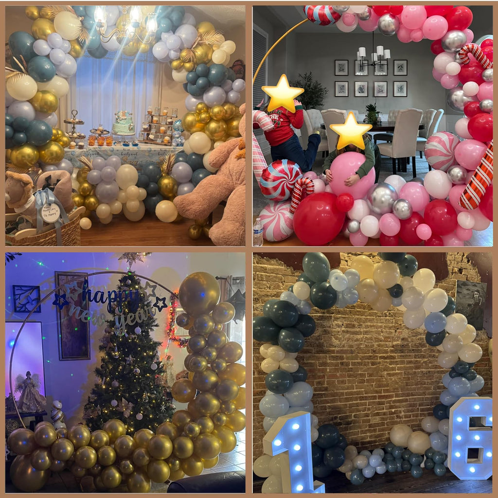 6.6FT Balloon Arch Stand, Round Wedding Arches Frame