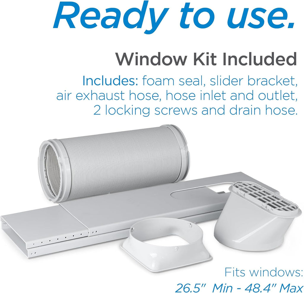Smart Portable Air Conditioner, 12,000 BTU for Rooms up to 550 Sq. Ft.