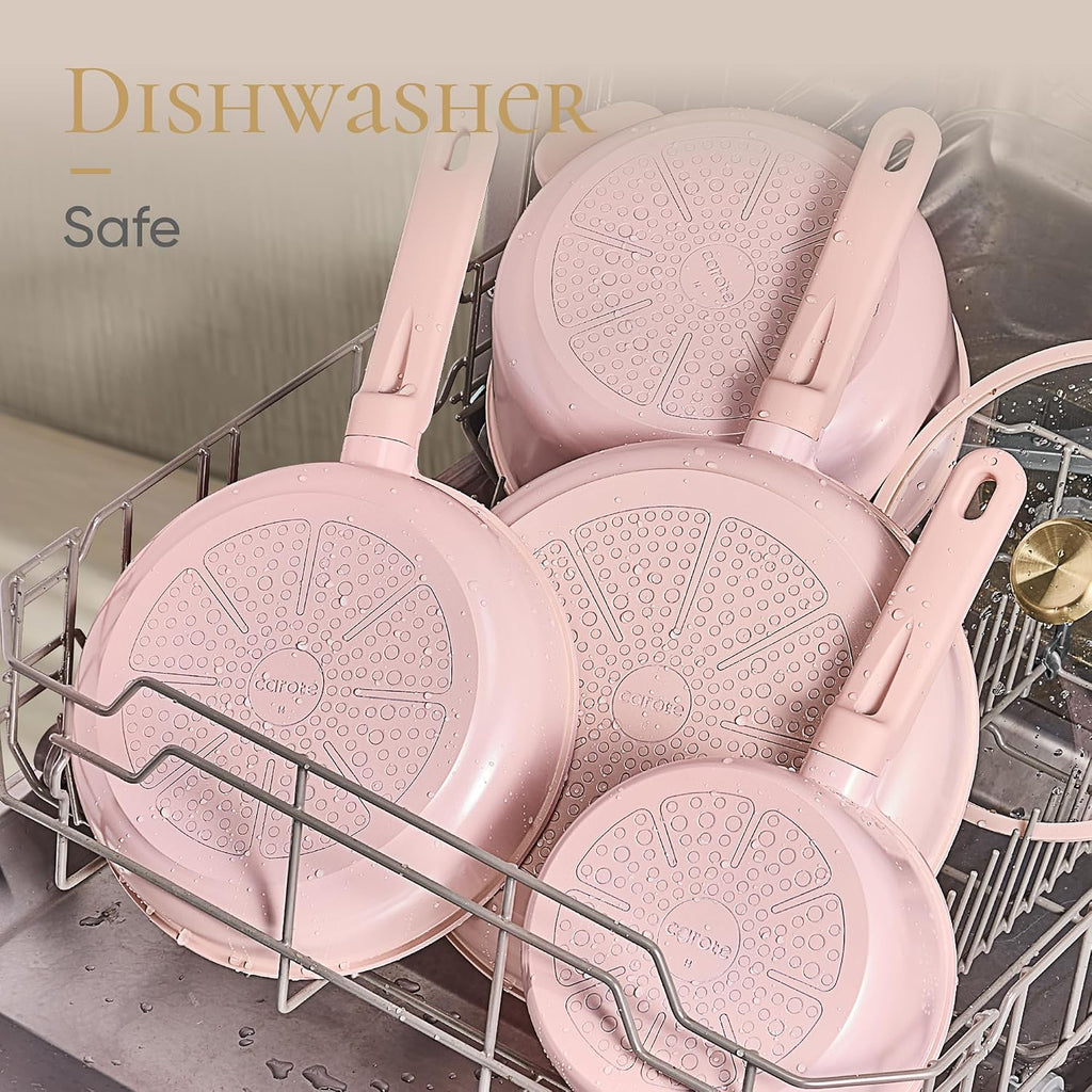 Pots and Pans Set, Ceramic Cookware Set, 14pcs | Healthy Cooking Set, Non-Toxic Induction, Ultra Durable, Easy Clean