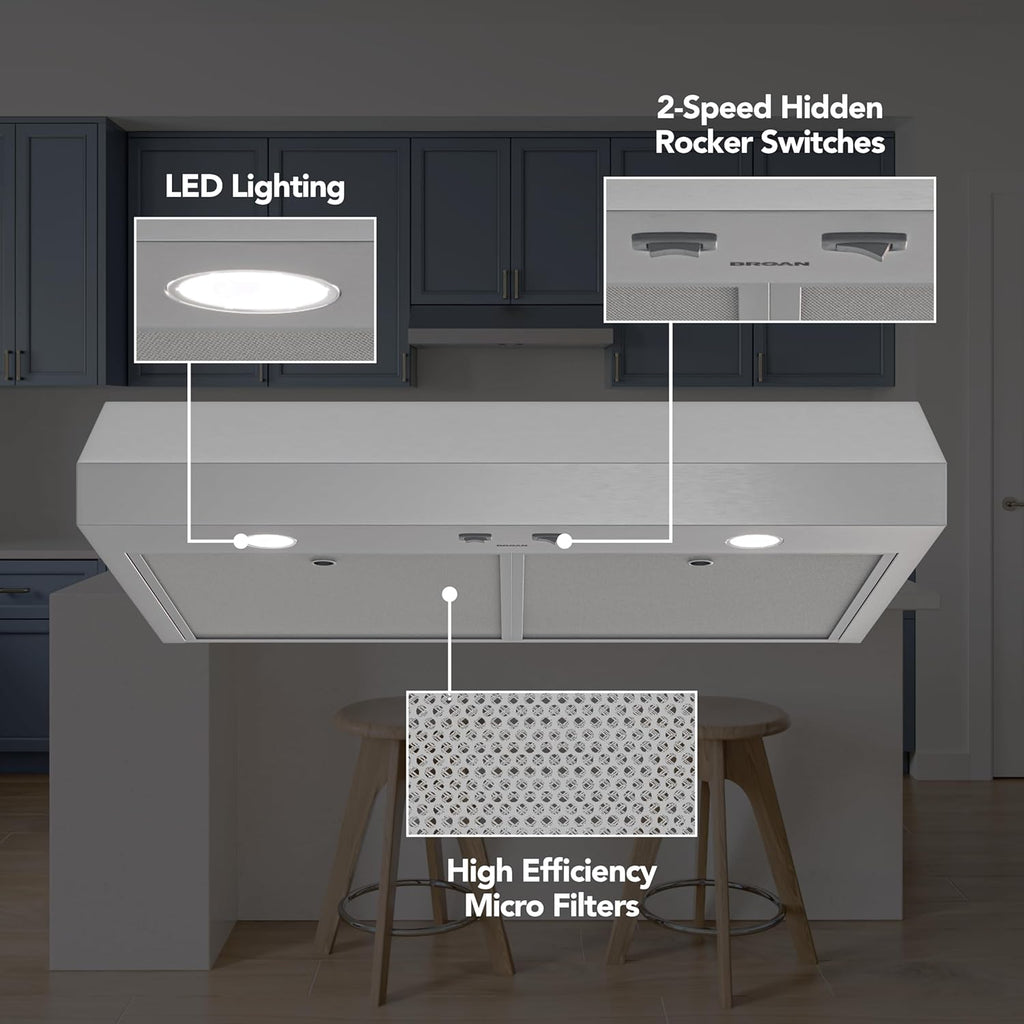 30 Inch Copper Wall Mount Range Hood