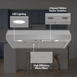 30 Inch Copper Wall Mount Range Hood