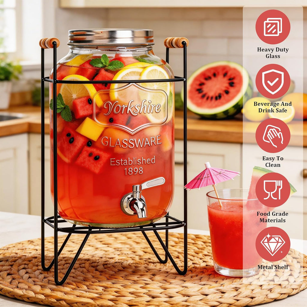 2 Gallon with Stand and Lid