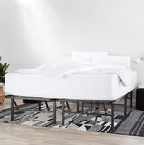 Bed Frame with Ample Underbed Storage, Foldable Metal Platform, Sturdy Steel, No Box Spring Needed, 14 inches High