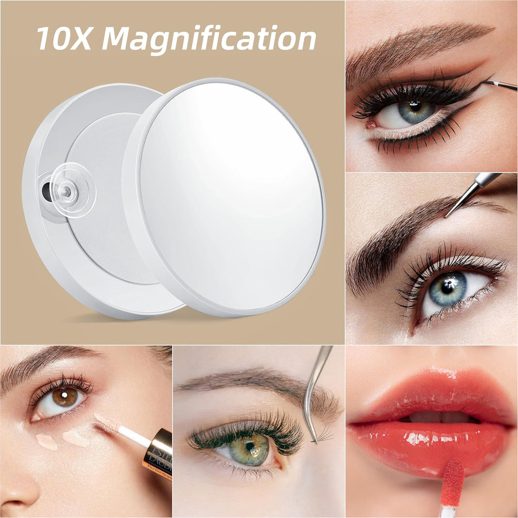 Vanity Mirror with Lights,13.1"×16.7"LED Makeup Mirror,Lighted Makeup Mirror with Lights, Smart Touch Control Dimmable