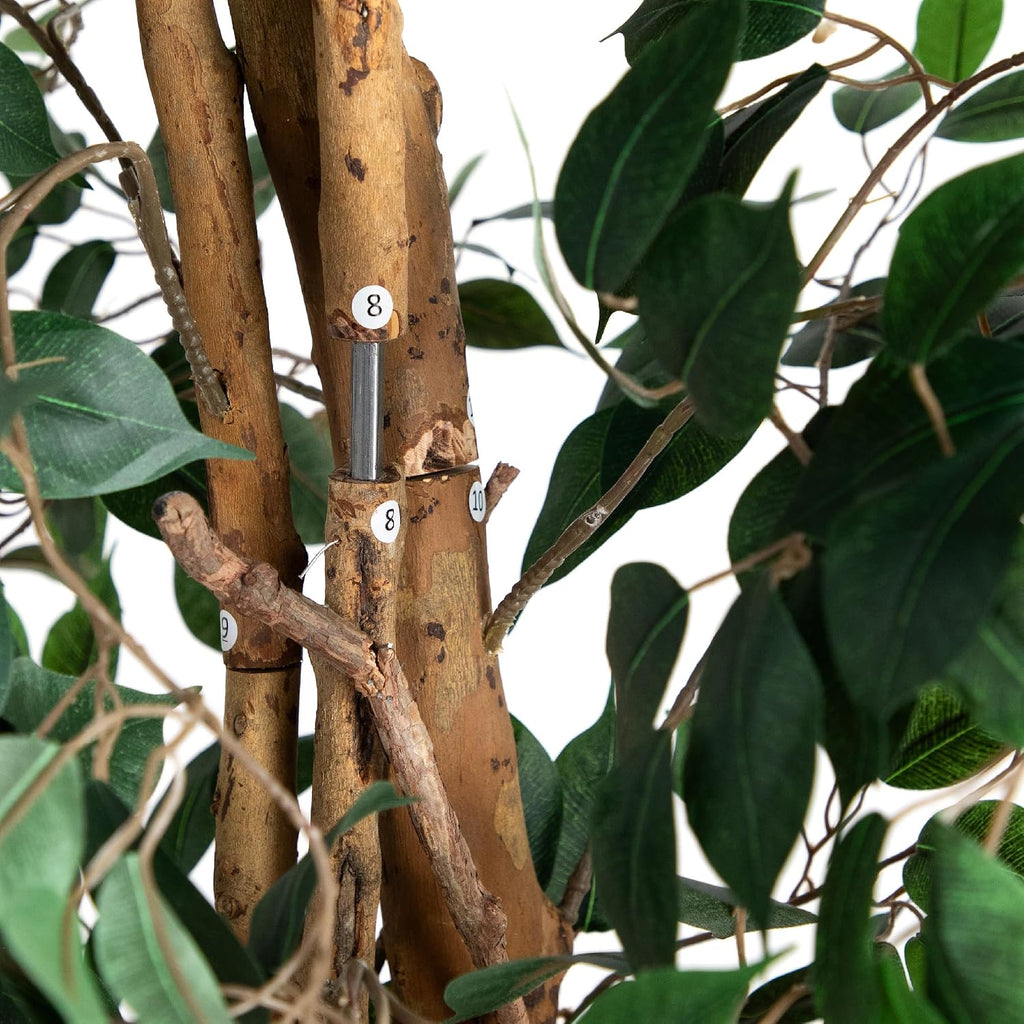 10 ft Artificial Ficus Tree Planter Floor Plant