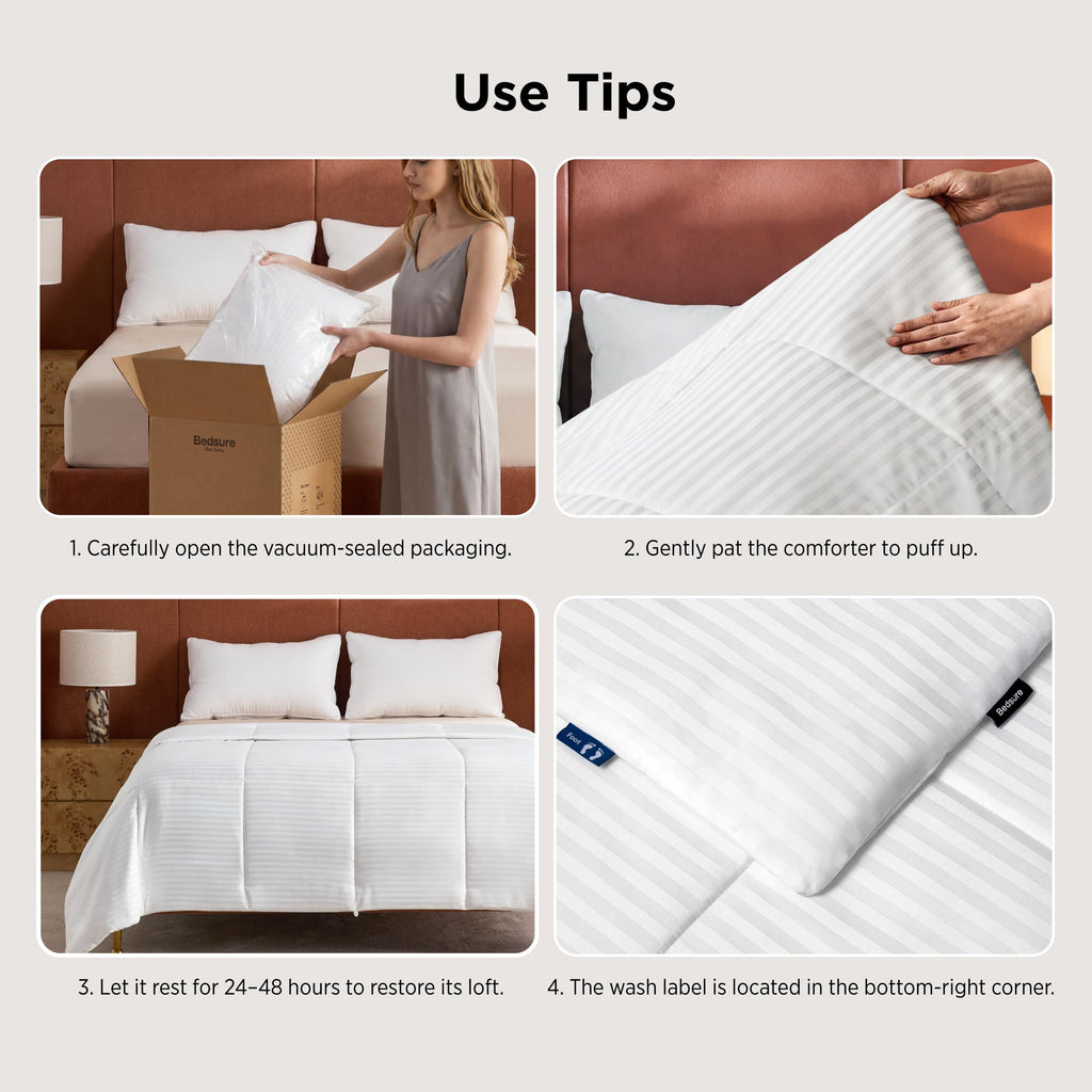 Duvet Insert - Down Alternative Lightweight Comforter