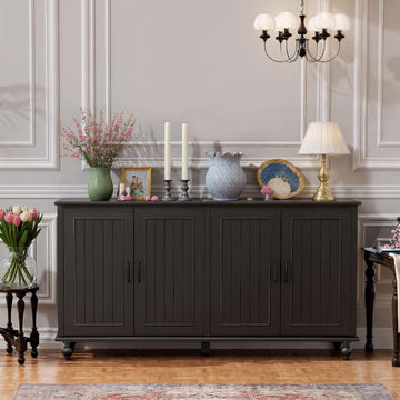 62'' Coffee Bar Cabinet Kitchen with Storage, Buffet Cabinet with Storage, Sideboard Buffet for Dinning Room
