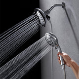 Shower Head with Handheld High Pressure: INAVAMZ Hand Held Shower Head & Rain Shower Head 2-IN-1 Shower Head with 59"