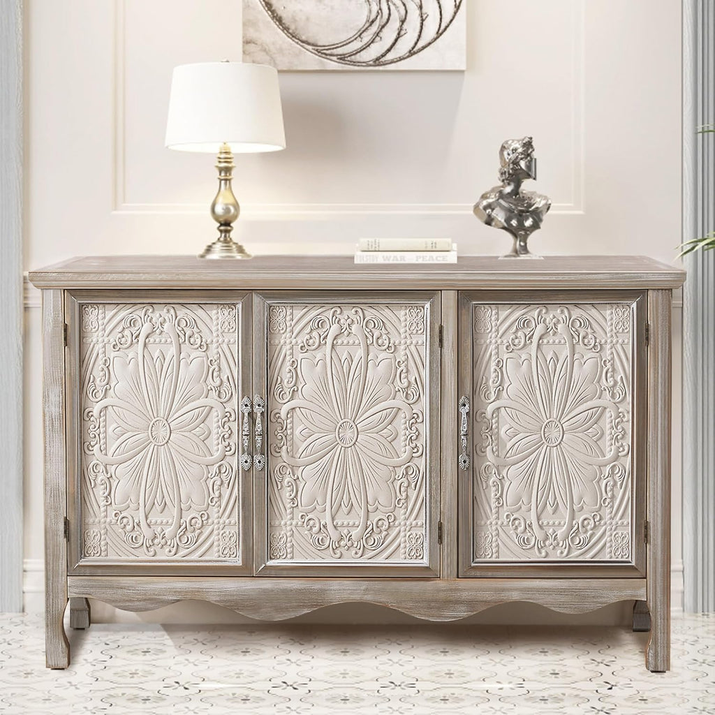 Farmhouse Sideboard Buffet Cabinet with Storage