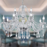 Crystal Candle Chandeliers Lighting Modern 15 Lights PendantCeiling Fixture Lamp for Dining Living Room Bedroom Hallway Entry Elegant Decoration (15 bulbs) A110-B092HWDNK2