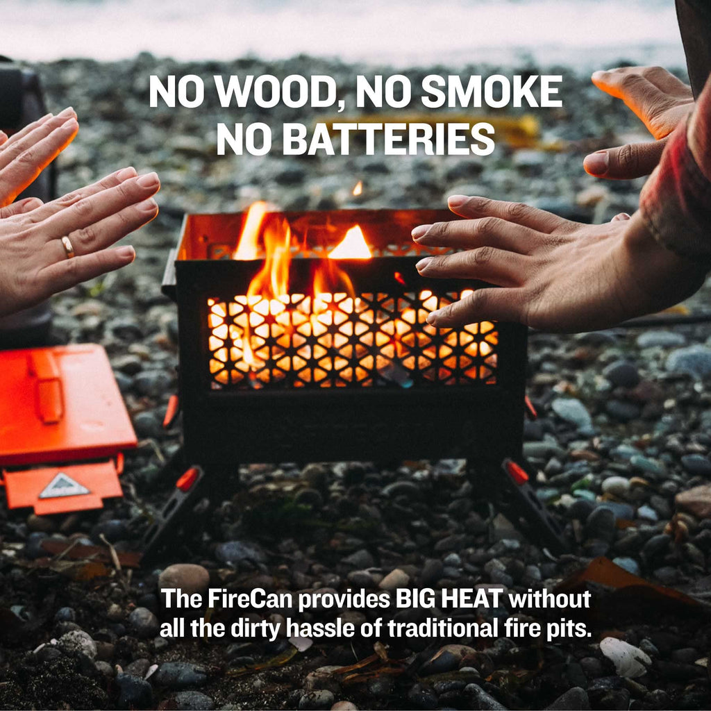 FireCan Portable Propane Fire Pit with Hose and Regulator