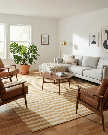Soho Collection Rug - 10' x 13' Yellow Low Rug Perfect for Living Rooms, Large Dining Rooms, Open Floorplans