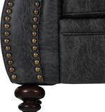 Living Room Furniture Sets,Sofa Sets and Couch Sets for Living Room,Mid-Century Vintage Sofa Couches with Rivet Design