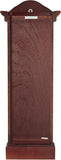Bedford Clock Collection Antique Cherry Oak Finish Chiming Wall Clock with Roman Numerals, 33.25" L