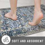 Vintage Floral 3x5 Entryway Rug, Area Rugs
