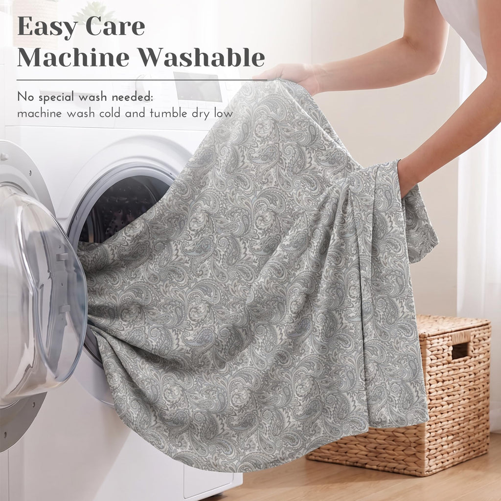 100% Cotton Percale Sheets King Extra Deep Pocket 4 Piece