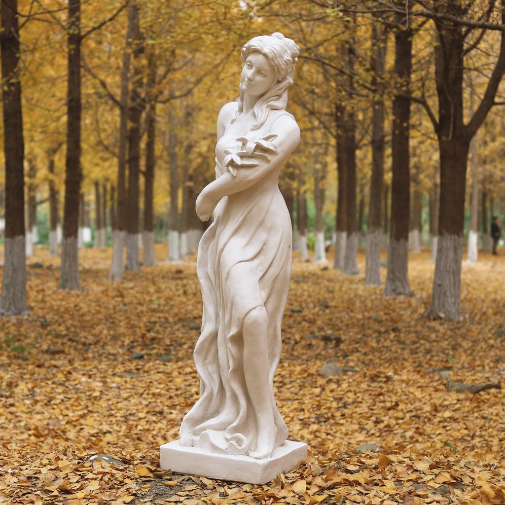 51" H Large Garden Nymph Statue Sculpture Outdoor Decor