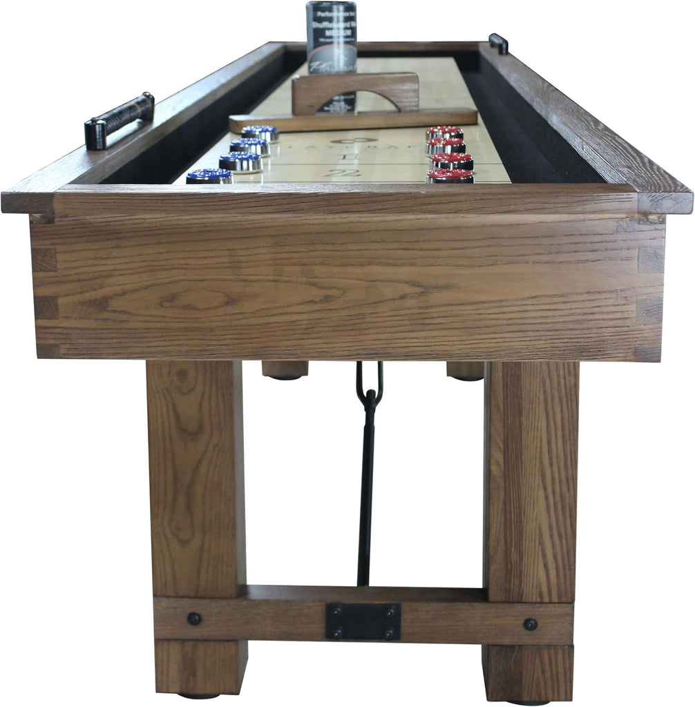 Montauk Pecan 9' Shuffleboard Table