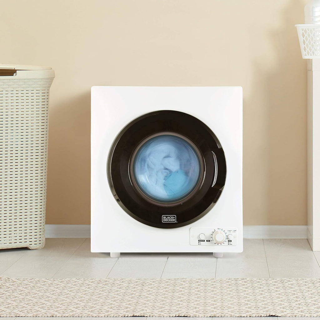 BCED26 Compact Dryer for Standard Wall Outlet, Small, 5 Modes, Load Volume 8.8 lbs., White