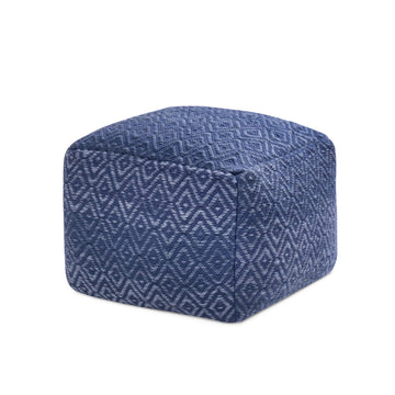 16" H x 22" W Handmade Pouf Ottoman & Couch