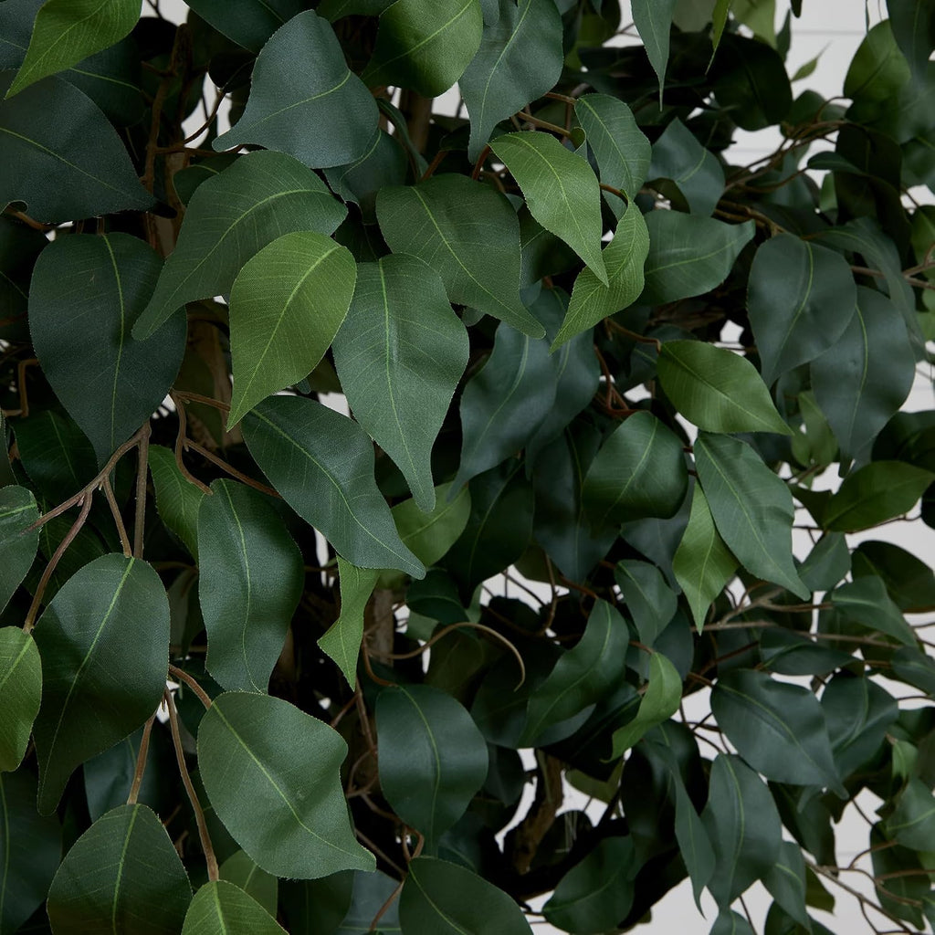 10ft. Artificial Ficus Tree, Green, Plastic, Iron Wire, Polyester Materials, 30.58 lbs