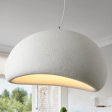 23.6in Wabi Sabi Pendant Light, Kitchen Island Lighting Fixture Ceiling Mount Japanese Lamp Japandi Chandelier for