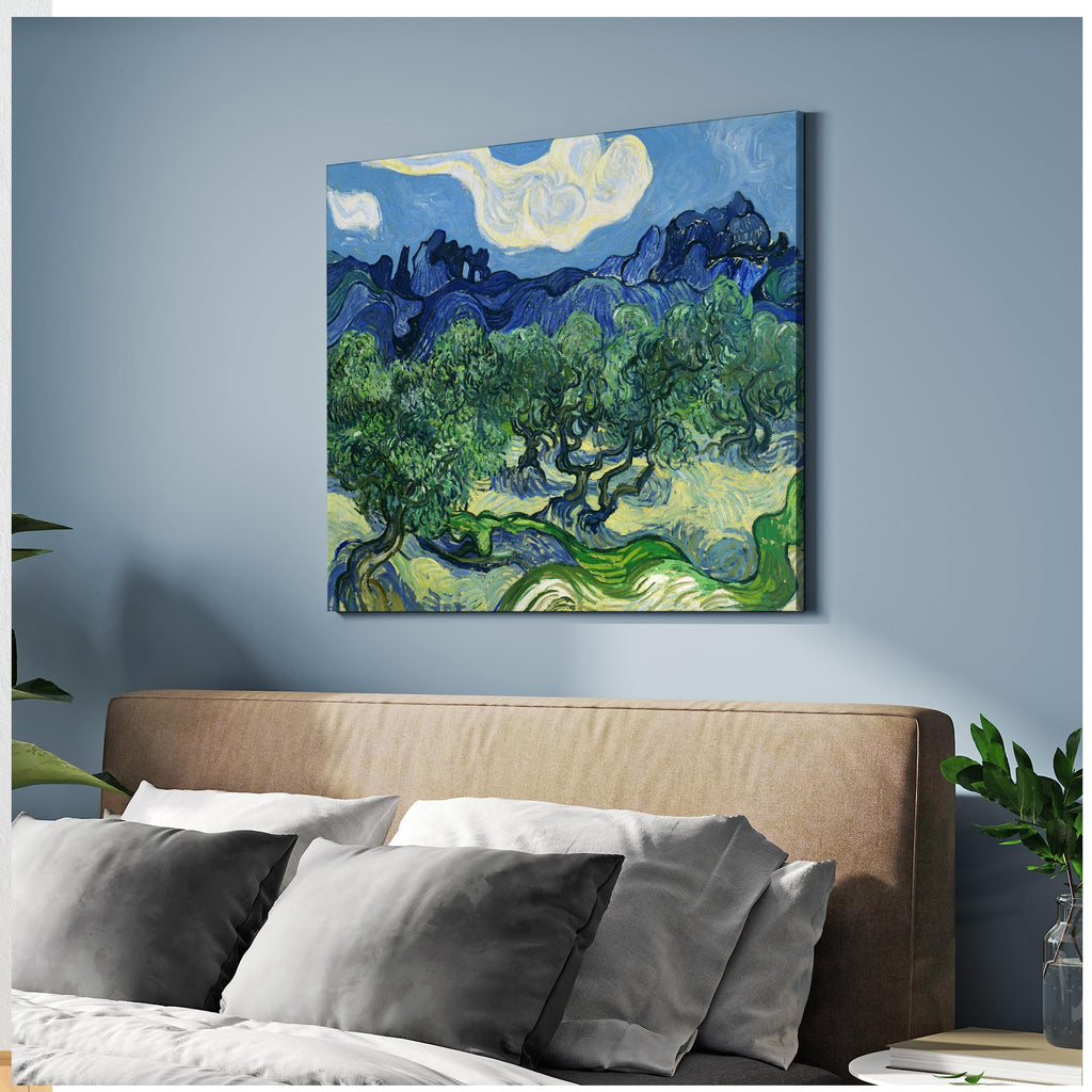Olive Trees by Vincent Van Gogh, Canvas Print