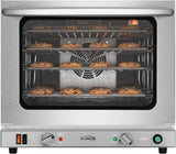 23 in. Commercial Countertop Convection Oven for Half-Size Pans with 4 Racks 2800W of Power and Stea