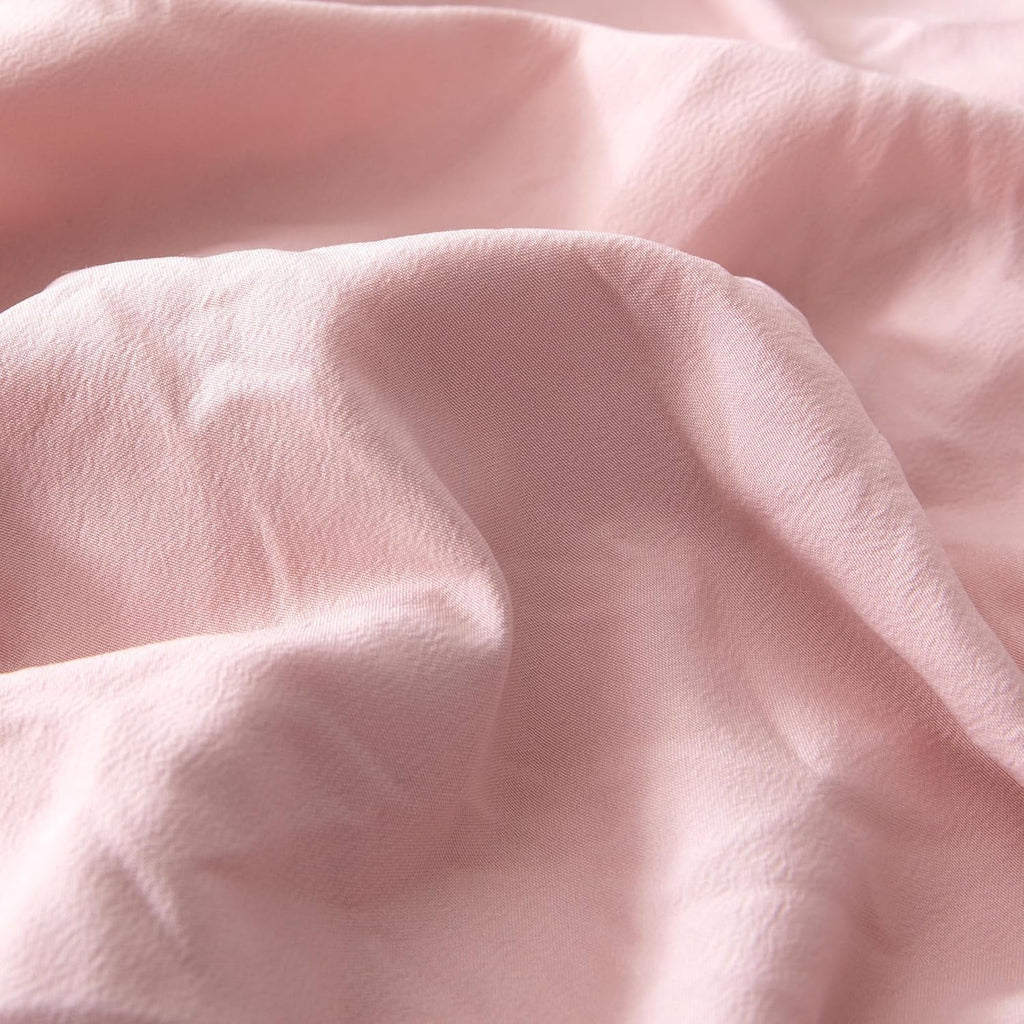 Kids' Pink Bedding Set, 5-Piece Jacquard Microfiber Bed-in-a-Bag with Comforter, Fitted Sheet, Flat Sheet, Pillowcase