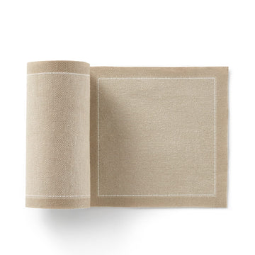 Cotton Cocktail Napkin, 50 units per roll, 4.5 x 4.5-Inch, Sand