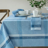 Ravenna Yarn Dyed Jacquard Heavyweight Fabric Table Cloth, Everyday, Parties, Weddings, Holiday, Spr
