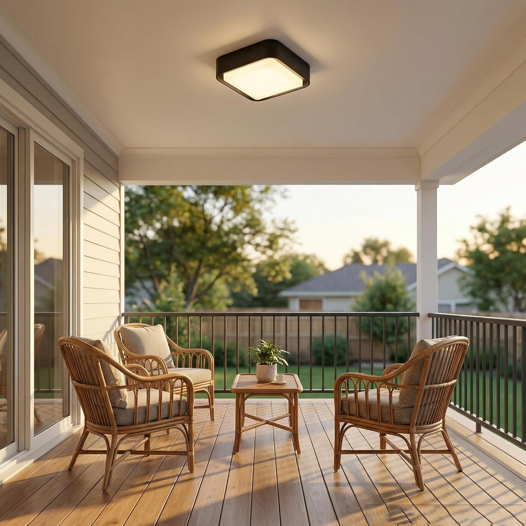 Outdoor Ceiling Light for Porch, Durable & Weatherproof, Easy Installation