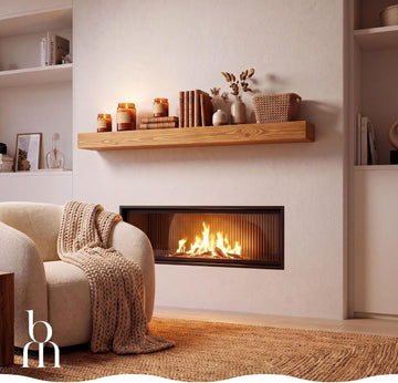 Solid Wood Shelf, Floating Mantle for Living Room, Farmhouse Rustic Wood Mantel, Easy Wall Mount with Heavy-Duty