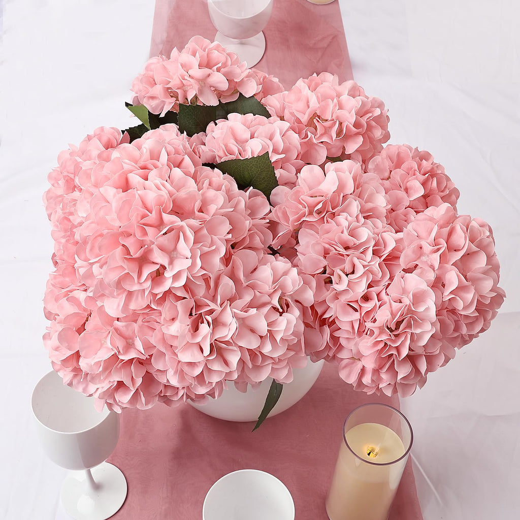 Blush Pink Artificial - 6 Bundles Large 54 Heads