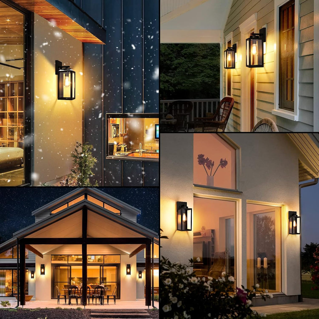 Outdoor Wall Mount Light Fixture, Exterior Wall Lantern Waterproof