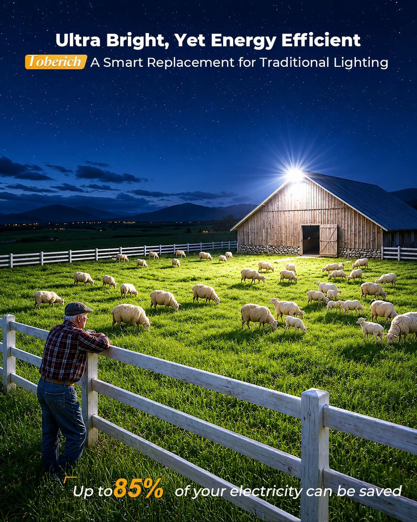 150W LED Barn Light Dusk to Dawn, 20000LM Outdoor Yard Light 6500K | Ultra Bright Security Light, Adjustable Angle