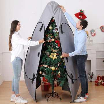 Upright Christmas Tree Storage Bag - 7.5 Ft, Fits 6 Ft to 7.5 Ft Trees