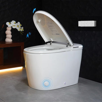 Smart Toilet with Bidet Built in