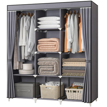 Portable Closet, Bedroom Wardrobe Closet for Hanging Clothes