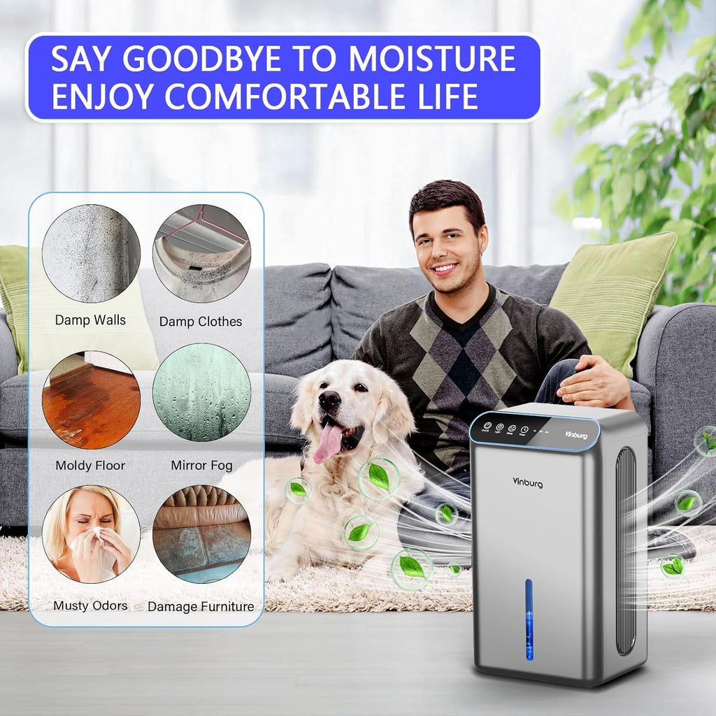 Dehumidifiers for Home (85 OZ Water Tank