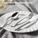Silverware Set, 30-Piece 18/10 Stainless Steel Flatware Set Cutlery Set for 6