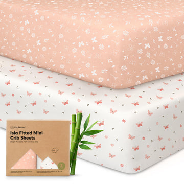 Pack and Play Sheets Fitted 2pk Mini Crib Sheet Pack N Play, Butterflies