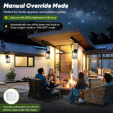 Upgraded Motion Sensor Outdoor Wall Light, 13” Dusk to Dawn Porch Light Outdoor Wall Sconce Lantern