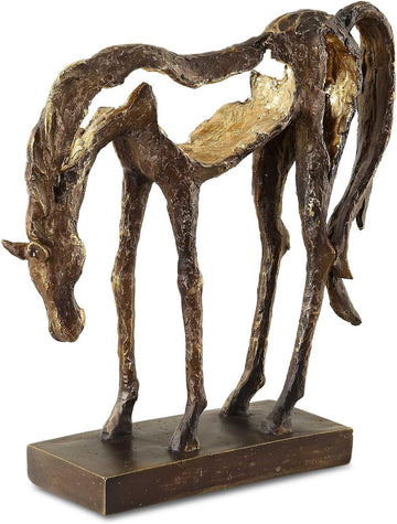 Openly Grazing - Sculpture-13 Inches Tall and 13 Inches Wide