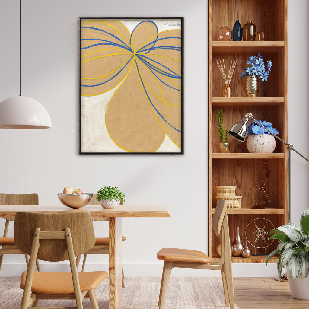Floating Frame for 24x36 Stretched Canvas with 1.5" Deep, Dark Brown