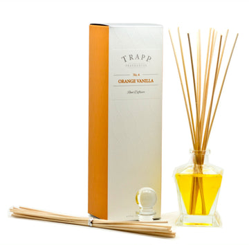 Ambiance Collection Reed Diffuser Kit, No. 4 Orange/Vanilla, 4.5-Ounce