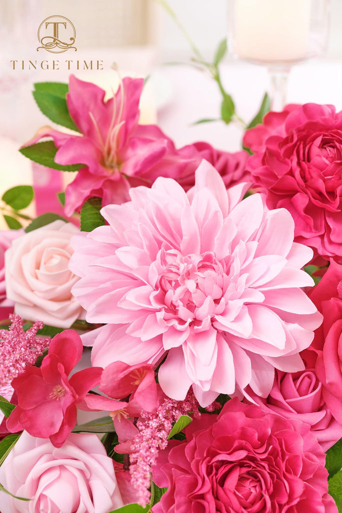 Artificial Sweetheart Flower Swag with Table Cloth and Table Runner, Pack of 3 Floral Arrangement for Wedding
