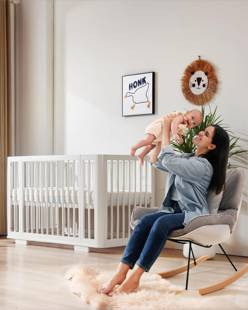 Crib Mattress, Baby Safety Alliance Certified, Dual-Sided Design of Breathable Open Cell & Comfy Memory Foam