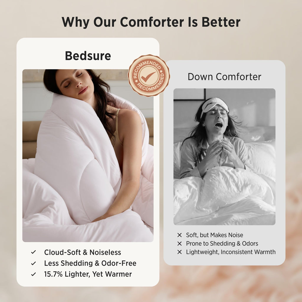 Duvet Insert, Down Alternative Comforter Extra Warmth
