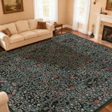 Extra Large 10x14 Area Rug for Living Room, Washable Rugs for Dining Room, Bedroom, Non Slip Stain R